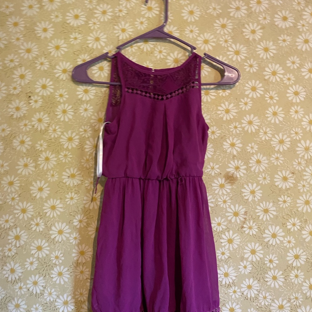 Purple kids dress